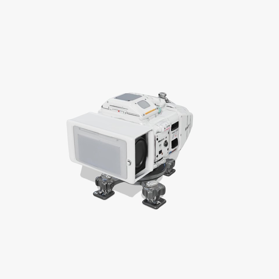 Futuristic White Camera model pack